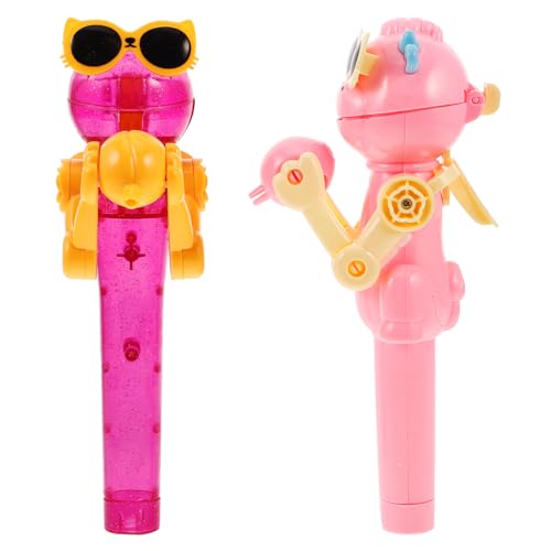 ERINGOGO 2St Lutschermaschine Trend Süßigkeiten Roboter Süßigkeiten und Robotik kombiniert Candybots Lutscher-Bonbonhalter Pop-ups Plastik ERINGOGO 2St Lutschermaschine Trend Süßigkeiten Roboter Süßigkeiten und Robotik kombiniert Candybots Lutscher-Bonbonhalter Pop-ups Plastik von ERINGOGO