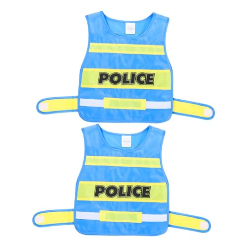ERINGOGO 2St Polizeikostüm für Polizeikostüm für Kleinkinder Polizeiweste Stoff ERINGOGO 2St Polizeikostüm für Polizeikostüm für Kleinkinder Polizeiweste Stoff von ERINGOGO