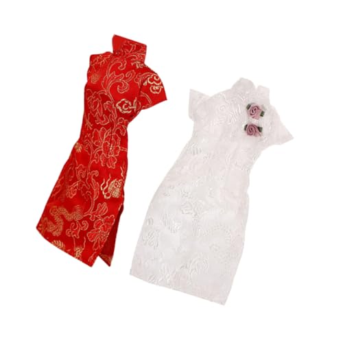 ERINGOGO Leichtes Puppen-Cheongsam Wiederverwendbares Puppenkleidungszubehör Für Babypuppenkostüme von ERINGOGO