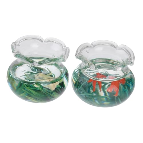 ERINGOGO 2Stücke Aquarium Künstliche Ornamente Für Puppenhaus Und Mini Realistisches Design Und Exquisite Handwerkskunst Für Kreative Dekoration ERINGOGO 2Stücke Aquarium Künstliche Ornamente Für Puppenhaus Und Mini Realistisches Design Und Exquisite Handwerkskunst Für Kreative Dekoration von ERINGOGO