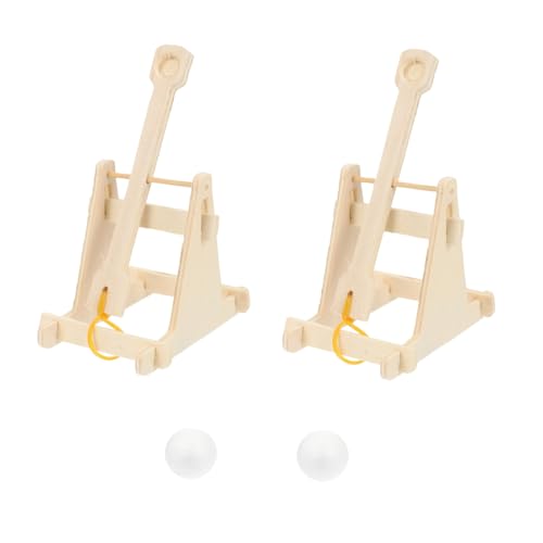 ERINGOGO 2Stücke DIY Für Wissenschaftslern Kit Kreativität Und Motorischen Fähigkeiten Holzbaukasten Für Kleine Wissenschaftler von ERINGOGO