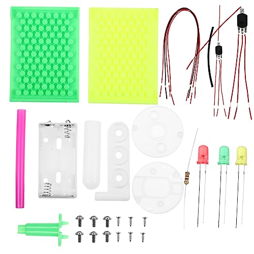 ERINGOGO 2Stücke DIY Verkehrssignal Licht Kit für Pädagogisches Experiment zur Verkehrssicherheit Fördert Wissenschaftsinteresse und Praktische Fähigkeiten von ERINGOGO