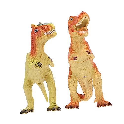 ERINGOGO 2Stücke Dinosaurier Mit Lernspielzeug Für Weiche Dinosaurier Modelle Dekoration Für Schreibtisch Zufälliger Stil von ERINGOGO