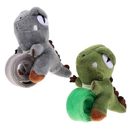 ERINGOGO 2Stücke Dinosaurier Slap Armbänder für Lustige Cartoon Plüsch Armbänder für Geburtstagsfeiern und Partyzubehör und Mitgebsel für Kindergeburtstage ERINGOGO 2Stücke Dinosaurier Slap Armbänder für Lustige Cartoon Plüsch Armbänder für Geburtstagsfeiern und Partyzubehör und Mitgebsel für Kindergeburtstage von ERINGOGO