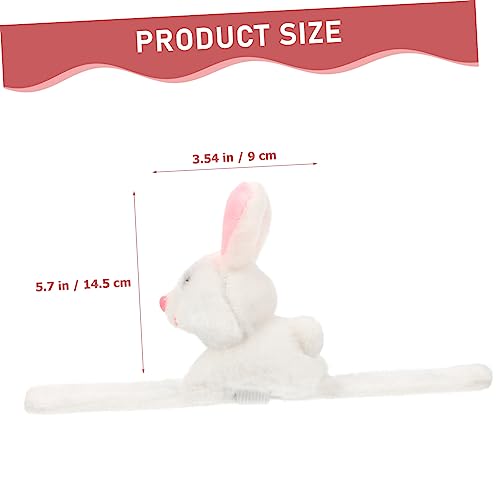 ERINGOGO 2Stücke Hasen Slap Armbänder Kuscheltiere für Kindergeburtstag Laune Accessoires und Anpassbar für Mottopartys Mitbringsel und Gastgeschenke von ERINGOGO
