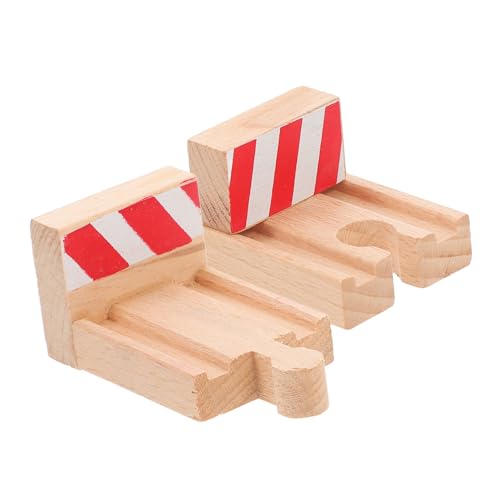 ERINGOGO 2Stücke Holz Eisenbahngleis Hölzerne Bahnstrecke für Kreatives Gleisblöcke für DIY Eisenbahnspielzeug Fördert Motorik und Vorstellungskraft ERINGOGO 2Stücke Holz Eisenbahngleis Hölzerne Bahnstrecke für Kreatives Gleisblöcke für DIY Eisenbahnspielzeug Fördert Motorik und Vorstellungskraft von ERINGOGO