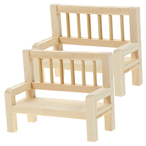 ERINGOGO 2stücke Miniatur Holzbank Für Mini Möbel Für Kreative Dekoration Und Szenengestaltung Hochwertige Miniature Für Hausaccessoires Und Spielzeug ERINGOGO 2stücke Miniatur Holzbank Für Mini Möbel Für Kreative Dekoration Und Szenengestaltung Hochwertige Miniature Für Hausaccessoires Und Spielzeug von ERINGOGO