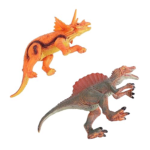ERINGOGO 2stücke Realistische Dinosaurier Modelle Aus Gummi Simulation Dinosaurier Spielzeug Für Dekoration Und Lernspielzeug von ERINGOGO