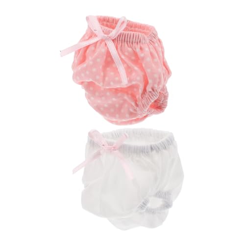 ERINGOGO 2Stücke Puppenunterwäsche für Babypuppen Trainingshöschen mit Einzigartigem Design Ankleidespielzeug für Puppenzubehör für Rollenspiele für Puppenkostüme ERINGOGO 2Stücke Puppenunterwäsche für Babypuppen Trainingshöschen mit Einzigartigem Design Ankleidespielzeug für Puppenzubehör für Rollenspiele für Puppenkostüme von ERINGOGO