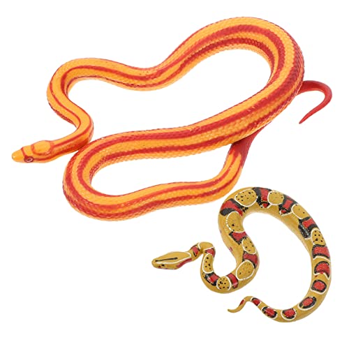 ERINGOGO 2Stücke Realistische Simulation Schlangenfiguren Tierfiguren für Lernspiele und Garten Dekoration aus Langlebigem Sicher und Handlich ERINGOGO 2Stücke Realistische Simulation Schlangenfiguren Tierfiguren für Lernspiele und Garten Dekoration aus Langlebigem Sicher und Handlich von ERINGOGO