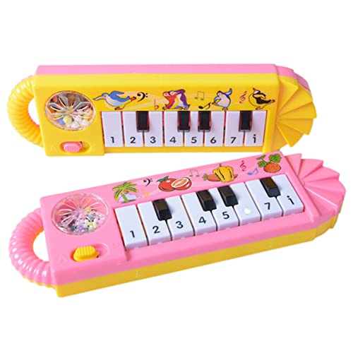 ERINGOGO 2Stücke Tasten Elektronisches Klavier Für Musikalisches Mit Frühes Lernspielzeug Für Jahren Kindertastatur von ERINGOGO