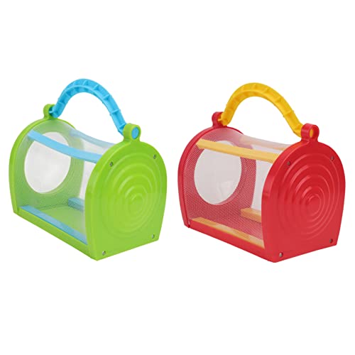 ERINGOGO 2stücke Portable Insektenbeobachtungsbox Handlicher Käfig Für Naturerkundungen Für Beobachtung Von Schmetterlingen Und Anderen Kleinen Kreaturen von ERINGOGO