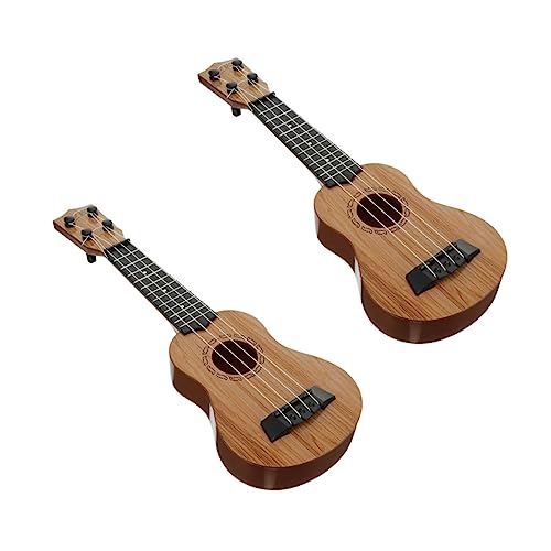 ERINGOGO 2Stücke Ukulele Lerninstrument für Musikkenntnisse Simulation Gitarre für Jahre Farbenfrohes Design für Kreative Entwicklung von ERINGOGO