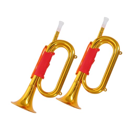 ERINGOGO 2pcs Kid Musical Instrument Spielzeug Trompete Für Bühnenperformance Und Party Noisemaker Plastik Jubeln ERINGOGO 2pcs Kid Musical Instrument Spielzeug Trompete Für Bühnenperformance Und Party Noisemaker Plastik Jubeln von ERINGOGO