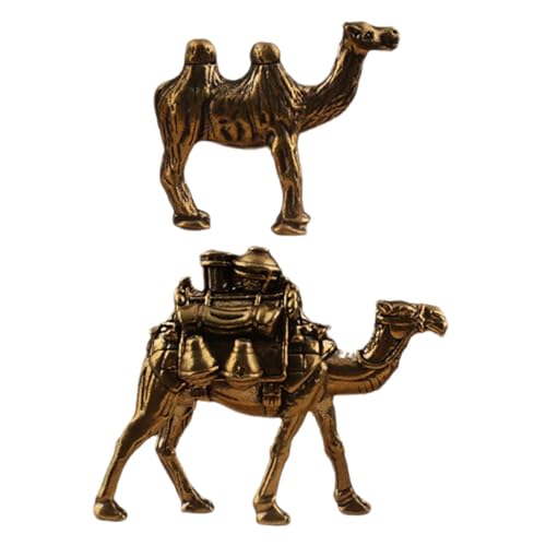 ERINGOGO 2stücke Figuren Deko Im Orientalischen Stil Handgefertigte Kamelfiguren Für Ramadan Und Eid Mubarak Sammlerstücke Für Stilvolle Tischdekoration Und Erinnerungsstücke von ERINGOGO