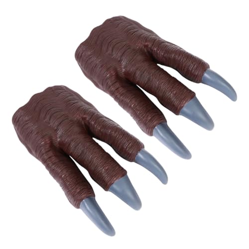 ERINGOGO Realistische Dinosaurier-Krallen-Form-Handschuhe Für Partys Dinosaurier-Pfoten-Handschuhe Spielzeug Für Cosplay Sicherer Spaß Für Jungen Und Mädchen von ERINGOGO