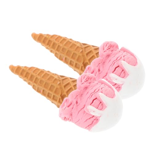 ERINGOGO 2 Stück Eiscreme-replika-Requisiten Für Die Anzeige Realistischer Dessertschaufeln ERINGOGO 2 Stück Eiscreme-replika-Requisiten Für Die Anzeige Realistischer Dessertschaufeln von ERINGOGO