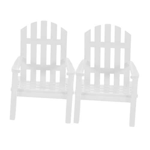 ERINGOGO 2 Stücke Holz Miniatur Stuhl Modell Miniatur Puppe Möbel Set Für Hochzeit Kuchen von ERINGOGO