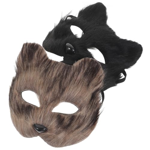 ERINGOGO Maske Halloween Halloween-maske Halbtags Fuchsmaske Für Frauen Üsch Kostü Zubehör Für Maskerade Halloween Und Fasching & Ideal Für Cosplay Und Themenpartys ERINGOGO Maske Halloween Halloween-maske Halbtags Fuchsmaske Für Frauen Üsch Kostü Zubehör Für Maskerade Halloween Und Fasching & Ideal Für Cosplay Und Themenpartys von ERINGOGO
