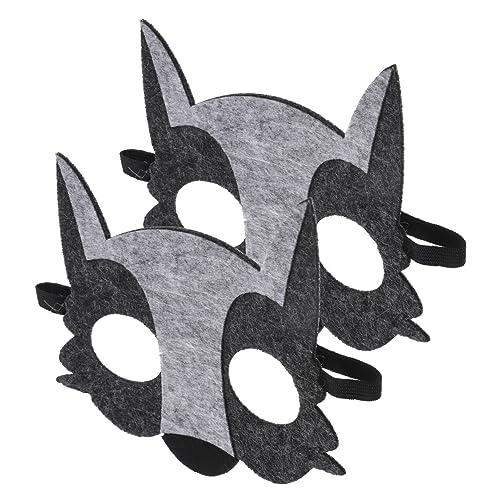 ERINGOGO 2pcs Maskerade Masken Tier Partei Maske Decor Unisex Lustige Cosplay Dekorative von ERINGOGO