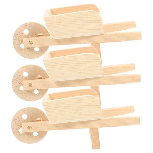ERINGOGO 3 STK Mini-Kinderwagen für den einzug für gieskanne kinderspielzeug Holzmodell spielzeuge für schubkarre Mini-Holzkarren Puppenhaus Holzkarren ERINGOGO 3 STK Mini-Kinderwagen für den einzug für gieskanne kinderspielzeug Holzmodell spielzeuge für schubkarre Mini-Holzkarren Puppenhaus Holzkarren von ERINGOGO