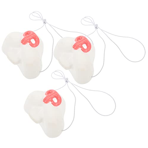 ERINGOGO 3 STÜCKE Teiliges Realistische Cosplay Bunny Prop Kleine Hasennase für Karneval Halloween und Kostümparty Lustiges Abnehmbares Tier Nasenzubehör für Verkleidung und Bühnenauftritt von ERINGOGO