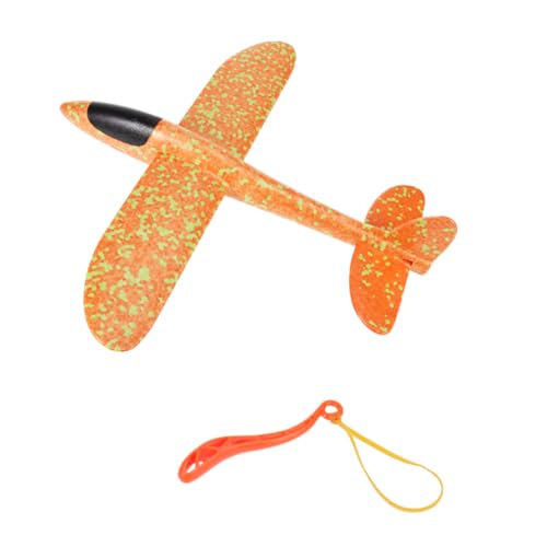 ERINGOGO 3 STÜCKE Teiliges Schaumstoff Handwurf Flugzeug Leichtes Material Stoßfest und Flexibel Einfach Zusammenbaubar Bunte Cartoon Modelle Outdoor für Jungen Mädchen Zufällige Farbe von ERINGOGO
