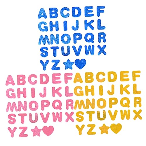 ERINGOGO 3 Sätze Alphabet Sticker Lustige und Lehrreiche Dekorationsaufkleber für Frühe Bildungshilfen Zufällige Farben Zufällige Farbe ERINGOGO 3 Sätze Alphabet Sticker Lustige und Lehrreiche Dekorationsaufkleber für Frühe Bildungshilfen Zufällige Farben Zufällige Farbe von ERINGOGO