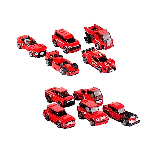 ERINGOGO 3 Sätze Blöcke Plastikpuzzles Auto 3D-Puzzle-Set Bausteine ​​für Erwachsene Modelle Auto Rätsel Modellauto zum Bauen für Erwachsene DIY-Modellauto-Bausatz Wagen Suite Spielzeug von ERINGOGO