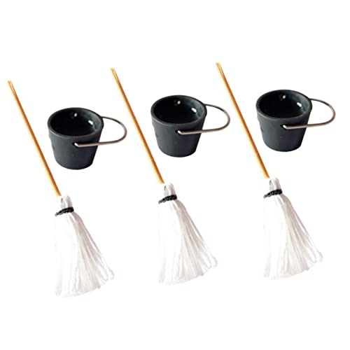ERINGOGO 3 Sätze Eimer-Mop-Modell für kinderspielzeug hühner Toys for Kid Toys wischeimer Dekoration Mini-Landschaftsgestaltung kleines Hauszubehör Harz ERINGOGO 3 Sätze Eimer-Mop-Modell für kinderspielzeug hühner Toys for Kid Toys wischeimer Dekoration Mini-Landschaftsgestaltung kleines Hauszubehör Harz von ERINGOGO