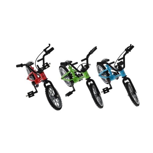 ERINGOGO 3 Sätze Mini Finger Bike Teiliges aus Hochwertigem Aluminiumlegierungsspielzeug für Kognitive Fingerbewegung für Mädchen und Jungen von ERINGOGO