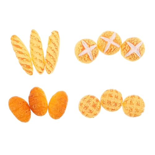 ERINGOGO 3 Sätze Miniatur Brotmodelle für Puppenhäuser Realistische Bäckerei Deko Teilig pro Set Kindgerechte als Küchen und Bastelzubehör von ERINGOGO