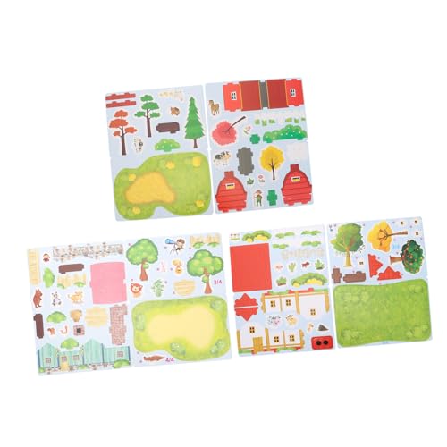 ERINGOGO 3 Sätze Puzzle Teilig Lernspielzeug DIY Modelle Haus Tier Lernspielzeug für Jungen Mädchen zur Räumliches Denken und Kreativität ERINGOGO 3 Sätze Puzzle Teilig Lernspielzeug DIY Modelle Haus Tier Lernspielzeug für Jungen Mädchen zur Räumliches Denken und Kreativität von ERINGOGO