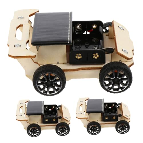 ERINGOGO 3 Sätze für Solar -Elektrofahrzeuge DIY-Auto-Wissenschaftsprojekt Solarauto-Requisite für Schulen Solarspielzeug selber Machen STEM Kit Assemble Toy hölzern Schwarz ERINGOGO 3 Sätze für Solar -Elektrofahrzeuge DIY-Auto-Wissenschaftsprojekt Solarauto-Requisite für Schulen Solarspielzeug selber Machen STEM Kit Assemble Toy hölzern Schwarz von ERINGOGO