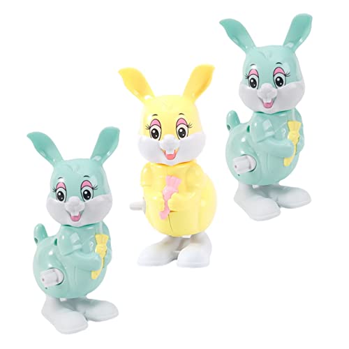 ERINGOGO 3 Stück Aufzieh Kinderspiele Kinderspielzeug auf wackelt mit für Hase zum Aufziehen Kaninchen Uhrwerk Plastik ERINGOGO 3 Stück Aufzieh Kinderspiele Kinderspielzeug auf wackelt mit für Hase zum Aufziehen Kaninchen Uhrwerk Plastik von ERINGOGO