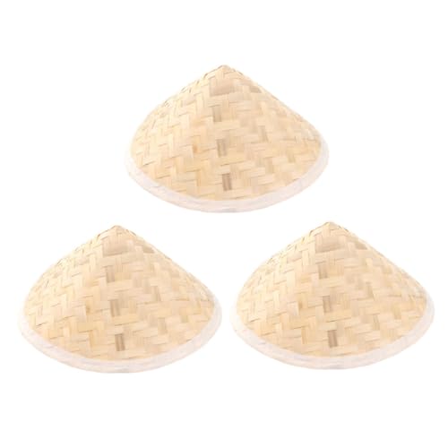 ERINGOGO 3 Stück Bambushut Mützen Hüte Wandhut Ornament Malhut Malbedarf Hängehut Zarter Bambushut Kopfschmuck Bambusweben ERINGOGO 3 Stück Bambushut Mützen Hüte Wandhut Ornament Malhut Malbedarf Hängehut Zarter Bambushut Kopfschmuck Bambusweben von ERINGOGO
