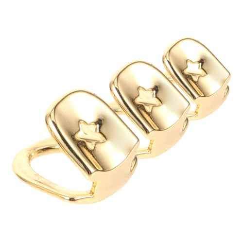 ERINGOGO 3 Stück Cosplay Zahnschmuck Einzelzahnkappe Zahngrill Cosplay Zubehör Zahnkappe Cosplay Grill Zähne Party Zahndekorationen Mundgrills Zahn Golden Kupfer ERINGOGO 3 Stück Cosplay Zahnschmuck Einzelzahnkappe Zahngrill Cosplay Zubehör Zahnkappe Cosplay Grill Zähne Party Zahndekorationen Mundgrills Zahn Golden Kupfer von ERINGOGO