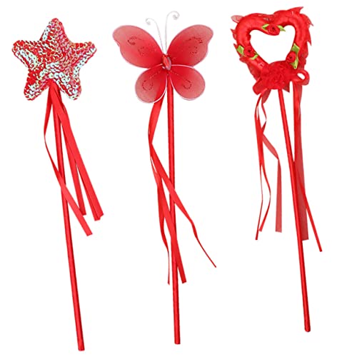 ERINGOGO 3 Stück Feenstab Geburtstagsdekorationen Mädchen Prinzessin Elegante Feenbanner Partyzubehör Partydekoration Zauberstäbe Pentagramm Zauberstab Feenstäbe Partystab Rot ERINGOGO 3 Stück Feenstab Geburtstagsdekorationen Mädchen Prinzessin Elegante Feenbanner Partyzubehör Partydekoration Zauberstäbe Pentagramm Zauberstab Feenstäbe Partystab Rot von ERINGOGO