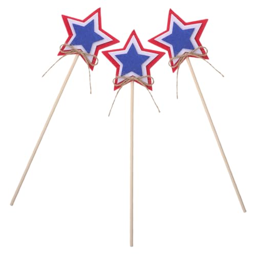 ERINGOGO 3 Stück Feenstangendekoration Dekoration zum unabhängigkeitstag hängend groß Ausschnitte riesig Die patriotische Partygeschenke dekorative Zauberstäbe Star Zauberstab Masse hölzern ERINGOGO 3 Stück Feenstangendekoration Dekoration zum unabhängigkeitstag hängend groß Ausschnitte riesig Die patriotische Partygeschenke dekorative Zauberstäbe Star Zauberstab Masse hölzern von ERINGOGO