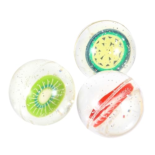 ERINGOGO 3 Stück Fruchtiger Gummi Hüpfball für Kinder Lernspielzeug Sicher Geruchlos Fördert Koordination und Farberkennung für Drinnen und Draußen ERINGOGO 3 Stück Fruchtiger Gummi Hüpfball für Kinder Lernspielzeug Sicher Geruchlos Fördert Koordination und Farberkennung für Drinnen und Draußen von ERINGOGO