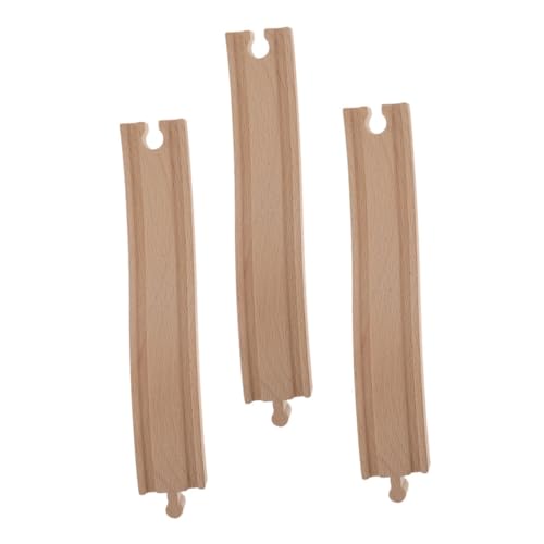 ERINGOGO 3 Stück Holzschienen Spielzeugeisenbahn Modell Kinderspielzeug Holz Drehweg DIY Schiene Spielbahn Aus Holz Eisenbahn Eisenbahnszene Gleis Zusammenbauen Schienenzubehör ERINGOGO 3 Stück Holzschienen Spielzeugeisenbahn Modell Kinderspielzeug Holz Drehweg DIY Schiene Spielbahn Aus Holz Eisenbahn Eisenbahnszene Gleis Zusammenbauen Schienenzubehör von ERINGOGO