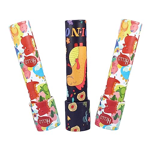 ERINGOGO 3 Stück Kaleidoskop Bausätze Kindergeschenke für Babys entwicklung kindliche entwicklung Handgemachtes lustige Kinderspielzeuge für Papier von ERINGOGO
