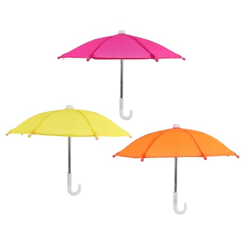 ERINGOGO 3 Stück Kleines Regenschirmmodell Für Zubehör Für Babypuppen Zusammenklappbarer Automatischer Regenschirm Kinderwagen Miniatur Mini-reiseschirm Träger Figuren Eisen ERINGOGO 3 Stück Kleines Regenschirmmodell Für Zubehör Für Babypuppen Zusammenklappbarer Automatischer Regenschirm Kinderwagen Miniatur Mini-reiseschirm Träger Figuren Eisen von ERINGOGO