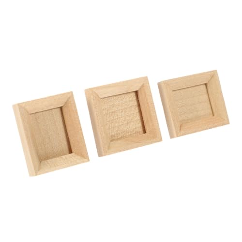 ERINGOGO 3 Stück Leere Mini-Rahmen, Fotohalter, Puppenhaus-bilderrahmen, Miniatur-DIY-puppenhaus-zubehör ERINGOGO 3 Stück Leere Mini-Rahmen, Fotohalter, Puppenhaus-bilderrahmen, Miniatur-DIY-puppenhaus-zubehör von ERINGOGO