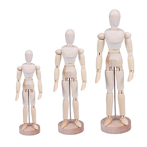 ERINGOGO 3 Stück Marionetten-Ornamente Figur Handwerk Handgelenk Modell Miniatur Heimdekoration selbst bemalte Puppen Holzfamilienpuppen bemaltes Hölzern ERINGOGO 3 Stück Marionetten-Ornamente Figur Handwerk Handgelenk Modell Miniatur Heimdekoration selbst bemalte Puppen Holzfamilienpuppen bemaltes Hölzern von ERINGOGO
