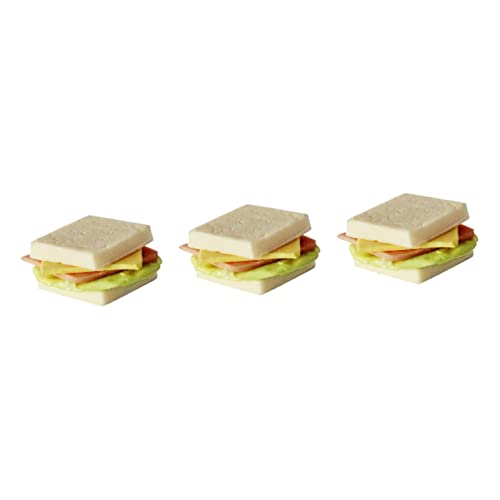 ERINGOGO 3 Stück Mini-Zubehör weihnachtsbaumdeko weihnachtbaumsdeko Door Decor Miniature Decorations Toy Food Telefondekore Kuchen -Dekore Szene Dekore Mini-Food- Partyzubehör Harz von ERINGOGO