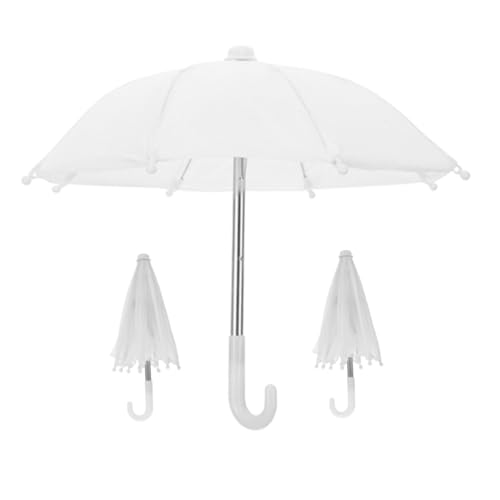 ERINGOGO 3 Stück Miniatur Regenschirm für Puppen Kleine Stilvolle Schirme Weiß für Kreative Doll Decorations und Miniatur Szenen für Puppenhaus und DIY Projekte ERINGOGO 3 Stück Miniatur Regenschirm für Puppen Kleine Stilvolle Schirme Weiß für Kreative Doll Decorations und Miniatur Szenen für Puppenhaus und DIY Projekte von ERINGOGO