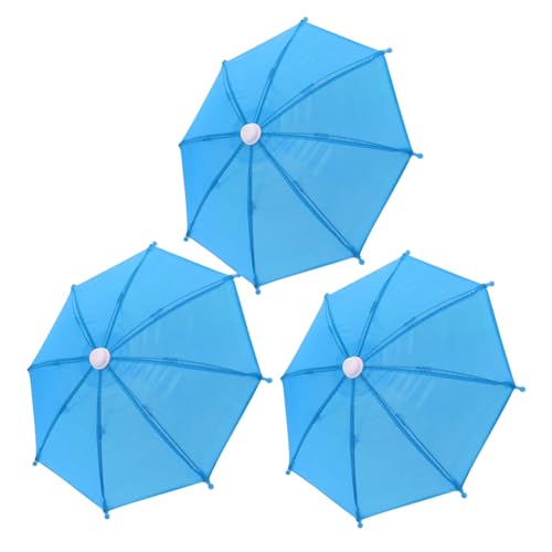 ERINGOGO 3 Stück Miniatur Regenschirm für Puppen Öffnen und Schließen Detailgetreu Stabil und Langlebig für Puppenhaus Dekoration Blau ERINGOGO 3 Stück Miniatur Regenschirm für Puppen Öffnen und Schließen Detailgetreu Stabil und Langlebig für Puppenhaus Dekoration Blau von ERINGOGO