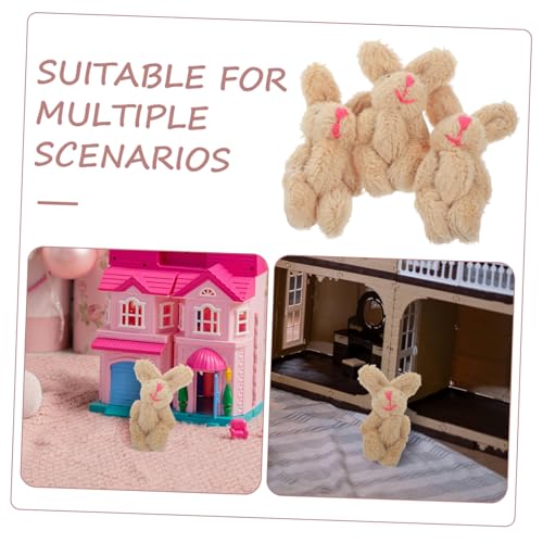 ERINGOGO 3 Stück Plüsch Kaninchen Figuren Teiliges Kuscheltier Hasen Dekoration für Puppenhaus Mikrolandschaft Desktop Ornament für Garten und Zimmer ERINGOGO 3 Stück Plüsch Kaninchen Figuren Teiliges Kuscheltier Hasen Dekoration für Puppenhaus Mikrolandschaft Desktop Ornament für Garten und Zimmer von ERINGOGO