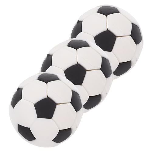 ERINGOGO 3 Stücke Mini Fußball Dekorative Miniatur Für Puppenhaus Sport Zubehör von ERINGOGO